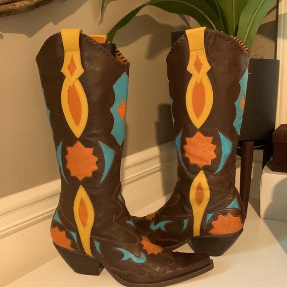 BCBGirls Western Multi Color Boots - Picture 7 of 14